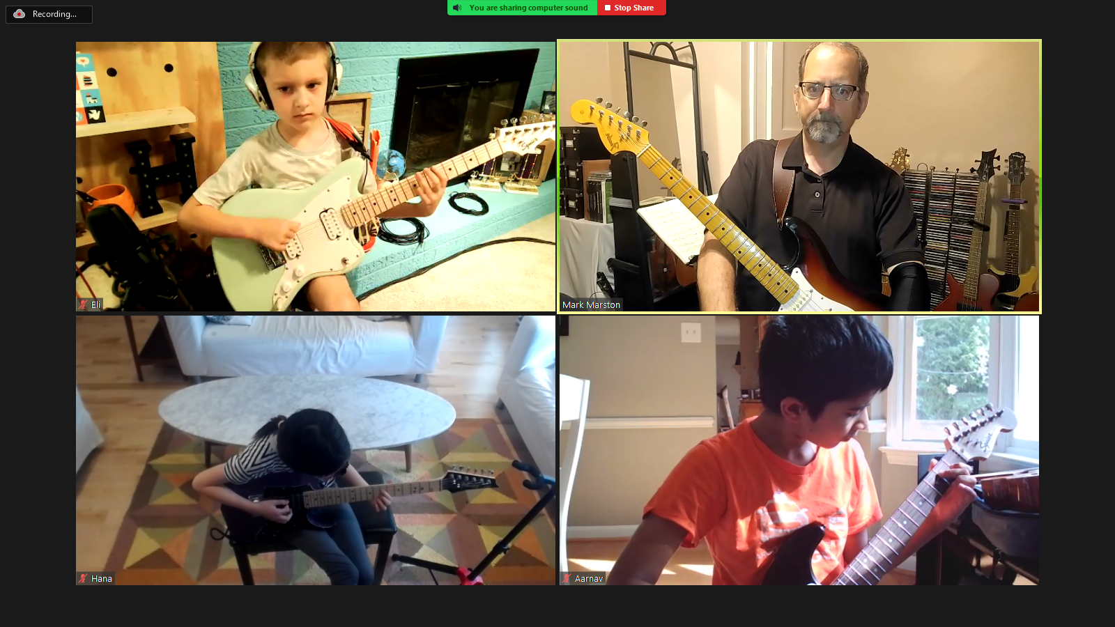 Mr Mark electric guitar course online