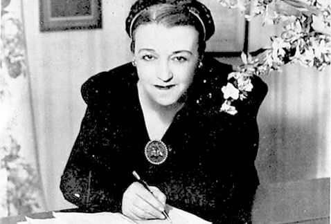 Maria Grever composing music